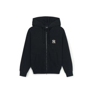 MLB후드집업 PQJ 3ATRB0846-50BKS 베이직 스몰로고 와플 기모 후드집업 뉴욕양키스