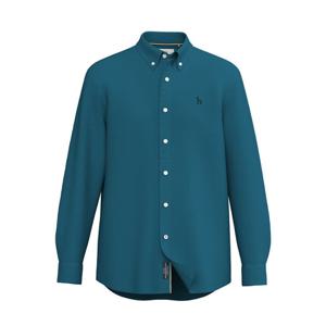 [헤지스]헤지스 터콰이즈 솔리드 옥스포드 셔츠 HZSH4C101T2