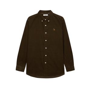 [헤지스]헤지스 브라운 코듀로이 셔츠 HZSH4D505W2