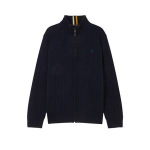 [헤지스]헤지스 네이비 울 케이블 집업 HZSW4D327N2