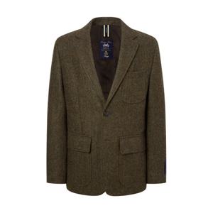 [헤지스]헤지스 카키 헤링본 트위드 울 자켓 HZJA4D404K2
