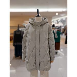 [오프리미츠]MARIO오프리미츠  후드퀼팅양지퍼하프다운점퍼  B24DA2A03