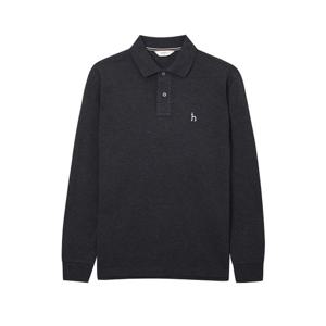 [헤지스]헤지스 차콜 긴팔 피케 카라 티셔츠 HZTS4D431CG