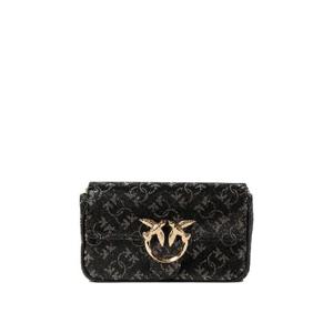 24FW Pinko 숄더 백 with monogram detail  Golden clasp detail  Chain strap  100061A20DZI1Y TP565427001