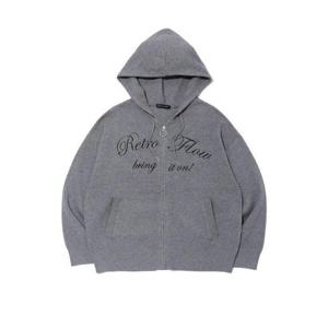 리트머스 HC38 여성 레터링 후드 집업 LP1SF014