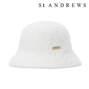 세인트앤드류스  (821E4CPA02) 여성 골드 메탈 심볼 헤어리 버킷햇