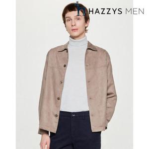 헤지스 남성 (HZSH5C118I3)  25FW 베이지 폭스 스웨이드 셔켓