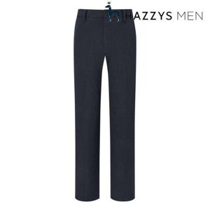 헤지스 남성 (HZPA5D461N2)  25FW 네이비 멜란지 밴딩팬츠