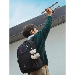 (26SS 10%OFF)[빈폴키즈] 코어 체크 책가방 2SET  블랙 (BI61D4U055)