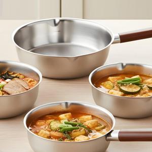 델라고 통5중 무연마 304 스텐 편수 플렉스팬 24cm 1p