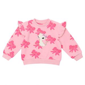 [프렌치캣(백)]PK 리본 후리스 TOP(Q46DKT170-NW)