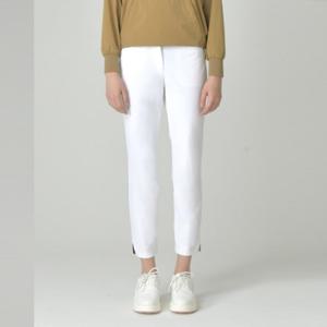 [헤지스골프][NEW]화이트 여성 에센셜 스트레이트 핏 팬츠 (HWPA5C601OW)