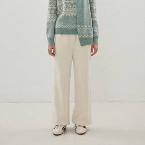 [올리브데올리브]스트링 코듀로이 와이드 팬츠 OW5XLA30