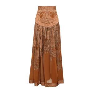 짐머만 페이즐리 프린트 개더 웨이스트 스커트 5232SF252 CAPS