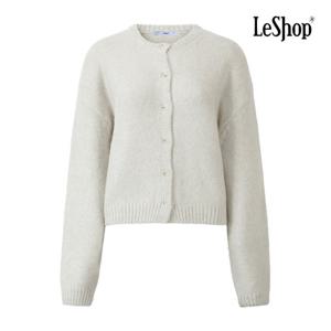 [르샵]라운드 버튼 프런트 울 니트 가디건 BPCKC001A