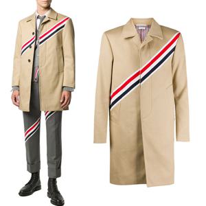 톰브라운 스트라이프 브레스티드 MOC874A 00249 250