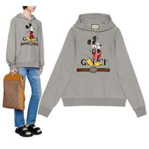 구찌 X 디즈니 프린팅 후드 티셔츠 604218 XJB68