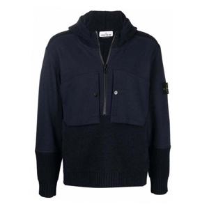 와펜 패치 반집업 후드 니트 7515571B9 V0020