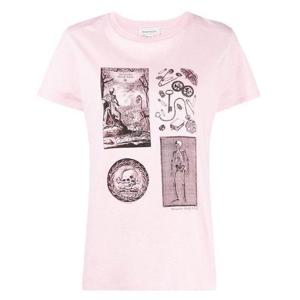 알렉산더맥퀸 로고 스컬 패턴 반팔티 651373 QZACK 0614