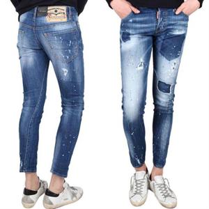 디스퀘어드 포켓워싱 연청 섹시트위스트핏 S74LB0322