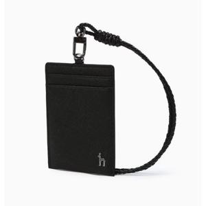 [헤지스ACC] 블랙 솔리드 목걸이형 카드홀더 HJHO6E605BK