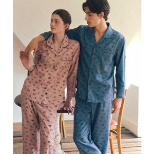 [비너스] 따뜻하고 포근한 면 기모 고양이 여성 파자마 잠옷 [VPA4552W]