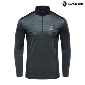 블랙야크긴팔티 CQK 1BYTSF4002-DY 남성 티톤 집업티 D/GRAY