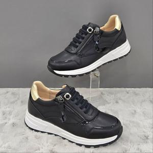 [탠디]여성 지퍼 포인트 캐주얼 스니커즈 X2HS50IH15 BLACK 4SD