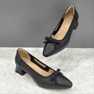 [탠디]여성 리본장식 펌프스 X2HS42YI034 BLACK 4SD JJ