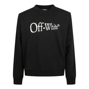 오프화이트 긴팔 티셔츠 OMBA054F25FLE0051001 Black