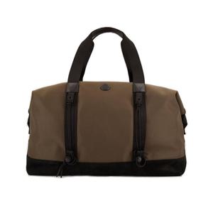 26 SS 몽클레어 로고 패치 드로스트링 더플백 브라운 HSCODE42022290