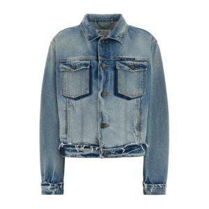 메종마르지엘라 버튼 프론트 체스트 포켓 데님 재킷 S51AM0517S