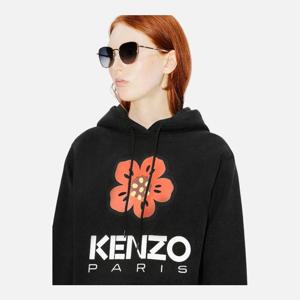 (여성) 겐조 23FW 보크 플라워 블랙 후드티 FD62SW0634ME 99J