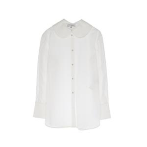 [엘러브] 샤넬 20B 셔링 블라우스 34 화이트 6ET0040