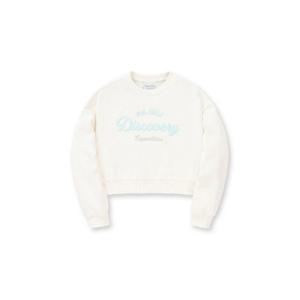 디스커버리키즈긴팔티 TQT DKTR15044-IVS 여아 세미크롭 트레이닝 맨투맨