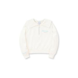 디스커버리키즈긴팔티 TQT DKTR16044-IVS 여아 세미크롭 트레이닝 반집업 맨투맨