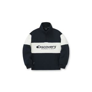 디스커버리키즈긴팔티 TQT DKTR53046-NYD 키즈 배색 트레이닝 기모 하이넥 맨투맨