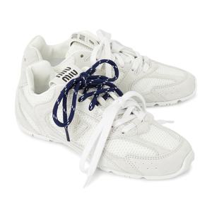 미우미우 X 뉴발란스 스웨이드 메쉬 스니커즈 5E165E 3D8C F0009