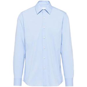 프라다 긴팔 셔츠 UCM608SOOO 10HT F0012 CIELO