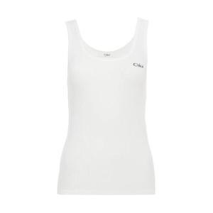 끌로에 탑 CH25SJH12180 101 WHITE