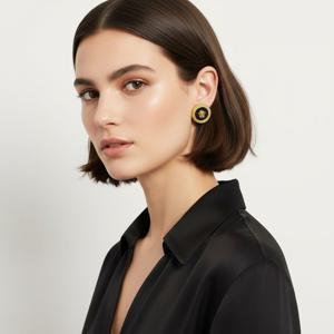 클리어런스베르사체 DG27256 DJMR K41T 메두사 그레카 귀걸이