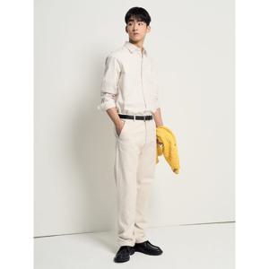 [빈폴멘] 도비 텍스처 컴포트핏 치노 팬츠  아이보리 (BC6121C110)