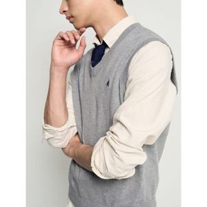 [빈폴멘] [Essential] 베이직 베스트  그레이 (BC6151E033)