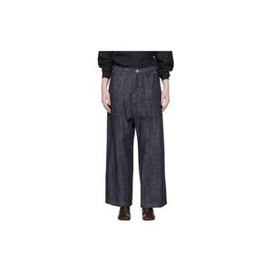 25 FW 요지야마모토 여성 블루 80oz 스트레이트 데님 진 261731F069000