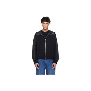 지방시 재킷 블랙 윈드브레이커 후디 재킷 261278M180000