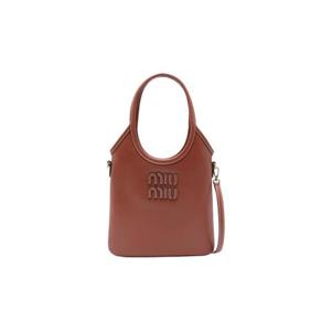 미우미우 아이비 레더 미니 핸드백 러스트 5BA281-2CRW-F0033