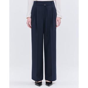 질스튜어트 뉴욕 여성 25SS 네이비 턱장식 팬츠 WJPA5B330N3