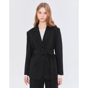 질스튜어트 뉴욕 여성 25SS 블랙 벨티드 자켓 WJJA5B250BK