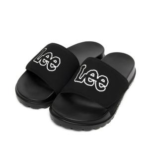 LEE 트위치 로고 밸크로 슬라이드 B1 LE2601SE02 BK IV GN NA