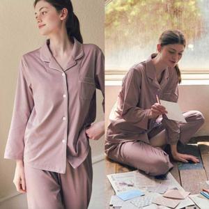 [비너스] 부드럽고 고급스러운 여성 실크 파자마 잠옷 [VPA4561W]